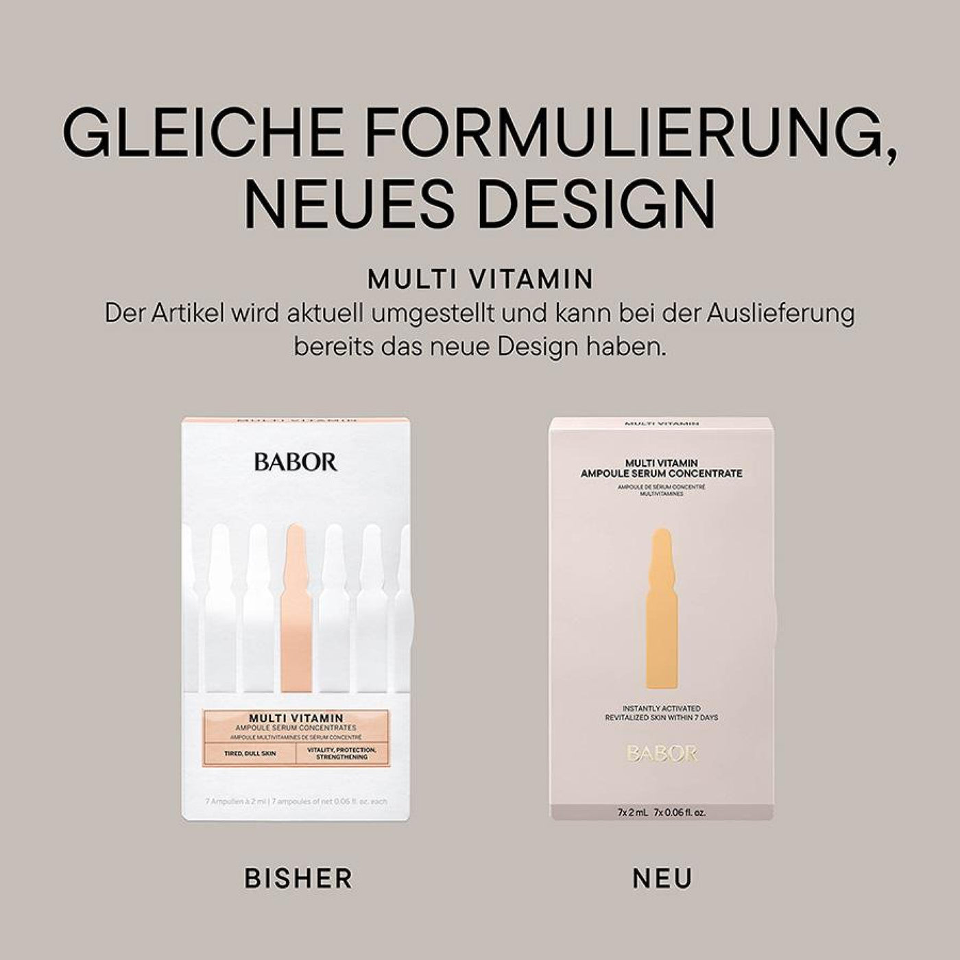 AMPOULE CONCENTRATES | Multi Vitamin 7X2 ml