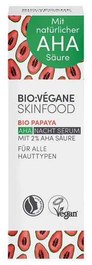 BIO VEGANE | Bio Papaya AHA Nachtserum l 30 ml