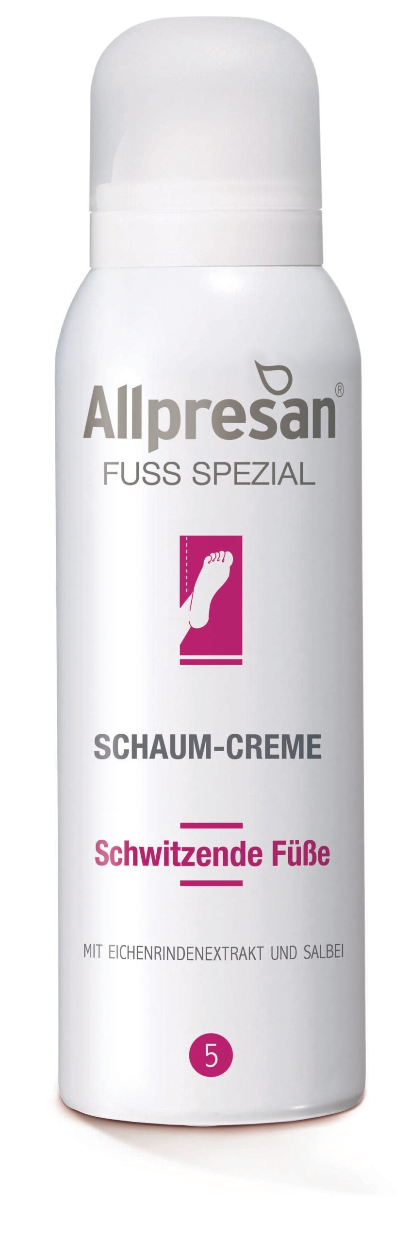 Allpresan Fuß Spezial - Schaum-Creme - Schwitzende Füße - 125ml-0